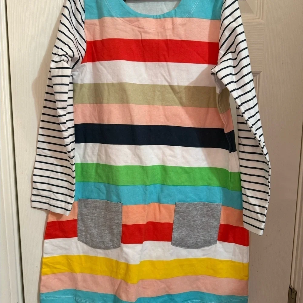 NWT Rainbow Striped Dress